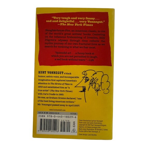 Kurt Vonnegut Paperback Trio: "Slaughterhouse-Five" "Deadeye Dick" & "Slapstick" - Picture 3 of 7